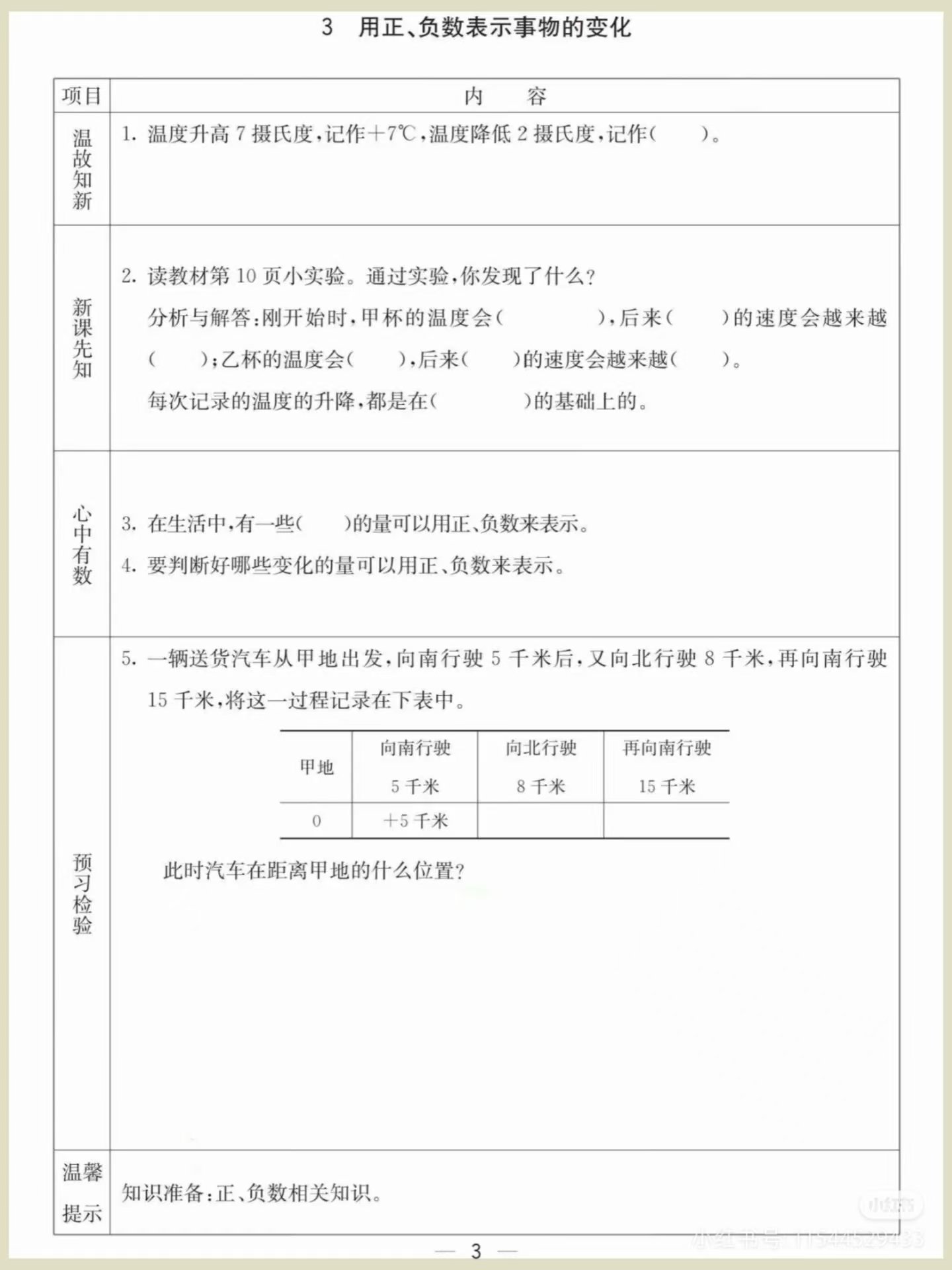 图片[3]燃梦学堂-中小学电子版资料下载：课件/试卷/教案/知识点全覆盖冀教版数学六年级下册课前预习单燃梦学堂-中小学电子版资料下载：课件/试卷/教案/知识点全覆盖燃梦学堂